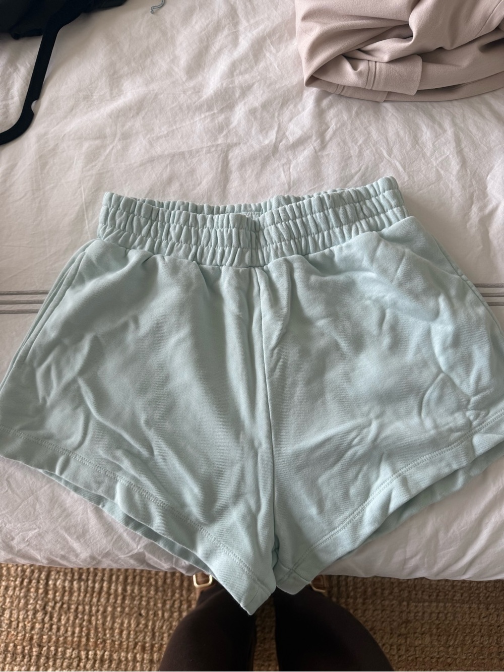 Daily Drills Sweat Shorts in Lake Color! - Picture 3 of 6